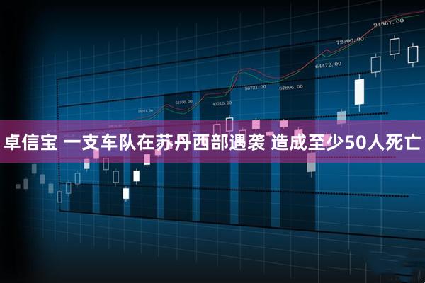 卓信宝 一支车队在苏丹西部遇袭 造成至少50人死亡