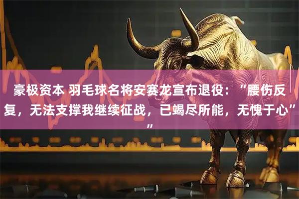 豪极资本 羽毛球名将安赛龙宣布退役：“腰伤反复，无法支撑我继续征战，已竭尽所能，无愧于心”