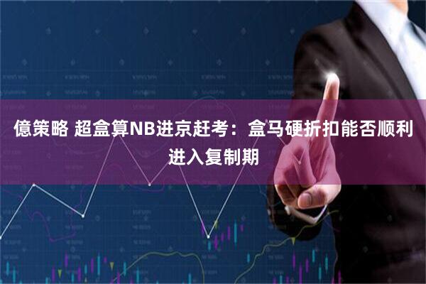 億策略 超盒算NB进京赶考：盒马硬折扣能否顺利进入复制期