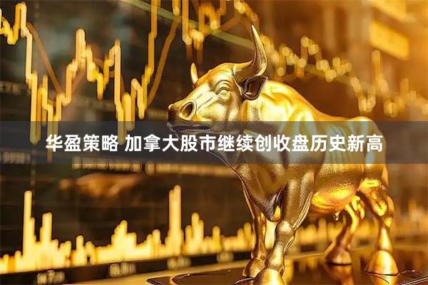 华盈策略 加拿大股市继续创收盘历史新高