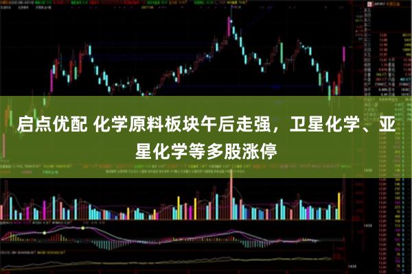 启点优配 化学原料板块午后走强，卫星化学、亚星化学等多股涨停