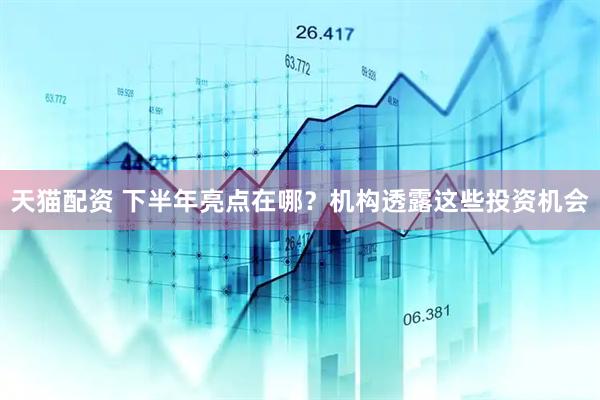 天猫配资 下半年亮点在哪？机构透露这些投资机会